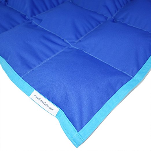 Sensory Weighted Lap Pad For Kids 56X36Cm Blue Dots ...