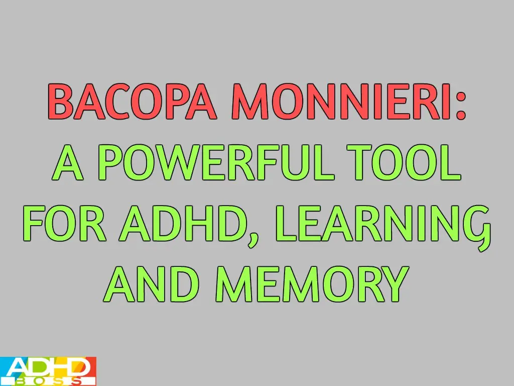 Bacopa Monnieri ADHD Featured Image